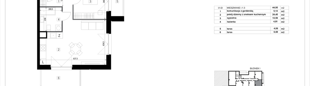 Mieszkanie w inwestycji: Pryncypalna 66