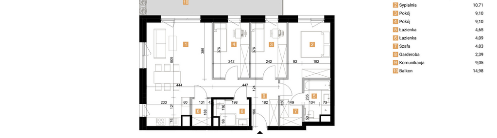 Mieszkanie w inwestycji: Nowy Sosnowiec