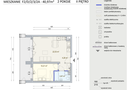 Mieszkanie w inwestycji: Modern Mokotów etap 6, budynek F1 i F2