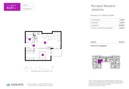Mieszkanie w inwestycji: Murapol Siewierz Jeziorna bud. 27 i 28