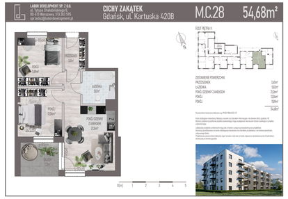 Mieszkanie w inwestycji: Cichy Zakątek