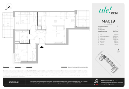 Mieszkanie w inwestycji: Ale!Ken