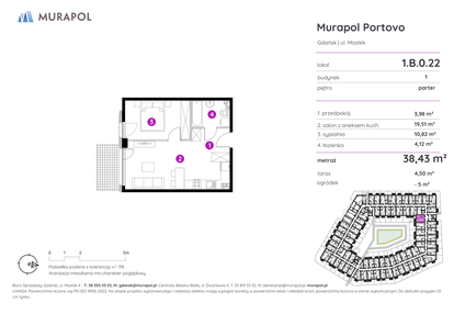 Mieszkanie w inwestycji: Murapol Portovo etap II