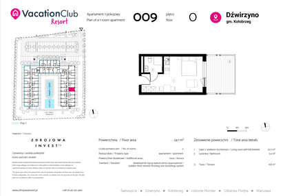 Mieszkanie w inwestycji: VacationClub Resort