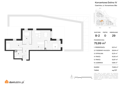 Mieszkanie w inwestycji: Koncertowa Dolina