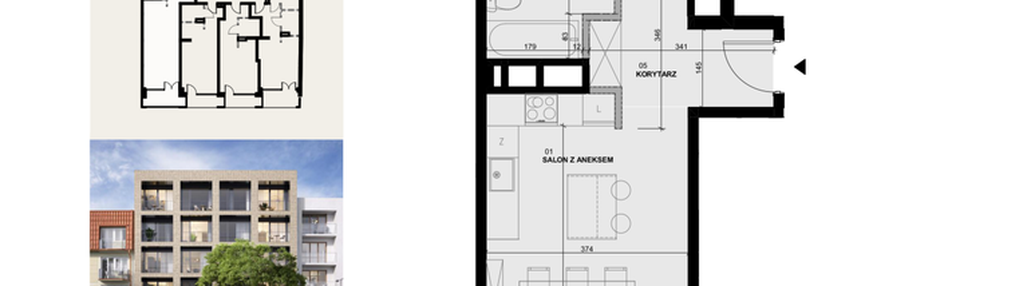 Mieszkanie w inwestycji: Apartamentowiec Szaserów