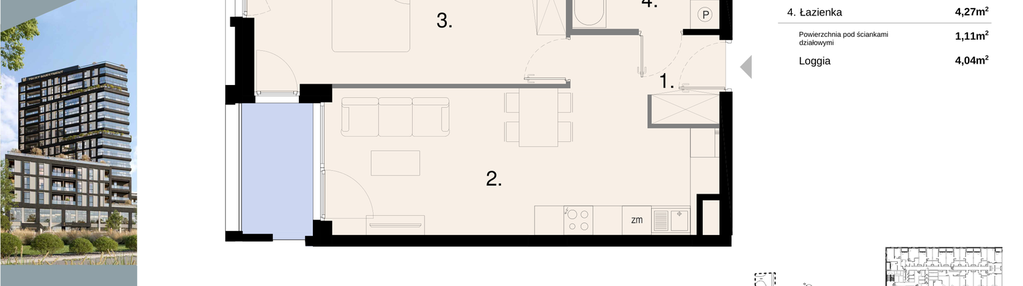 Mieszkanie w inwestycji: Sky Trust etap II - Apartamenty inwestycyjne