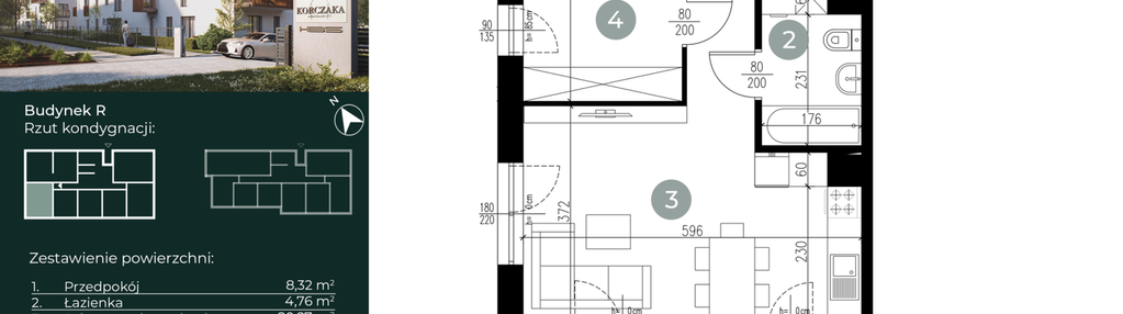 Mieszkanie w inwestycji: Korczaka Apartamenty