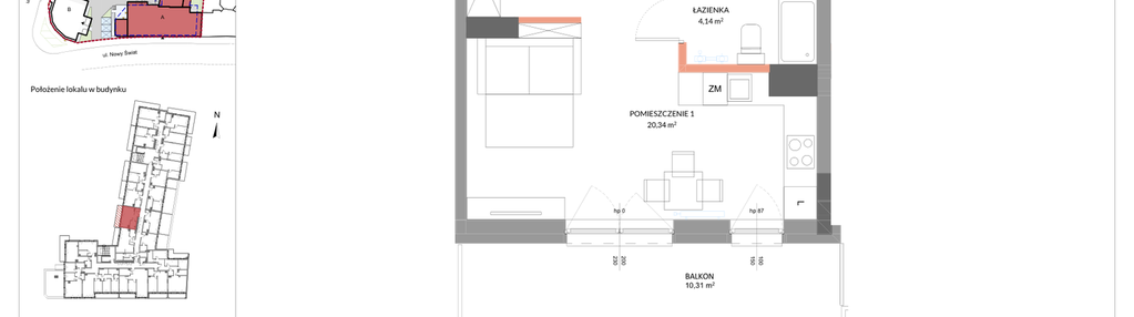 Mieszkanie w inwestycji: Apartamenty Nowy Świat - inwestycyjne