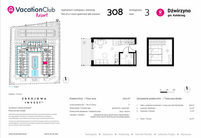 Mieszkanie w inwestycji: VacationClub Resort