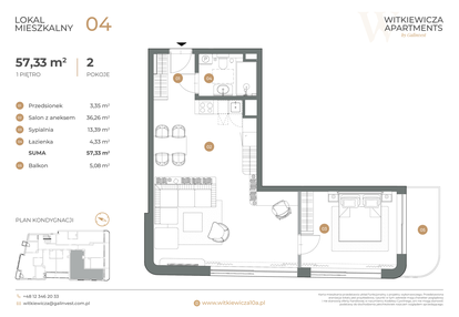 Mieszkanie w inwestycji: Witkiewicza Apartments