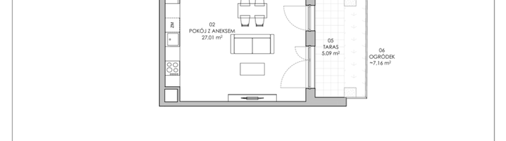 Mieszkanie w inwestycji: Skwer Harmonia II