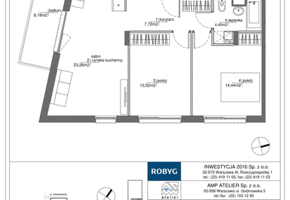 Mieszkanie w inwestycji: Rytm Mokotowa - etap 1A