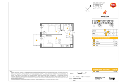 Mieszkanie w inwestycji: Osiedle Rapsodia etap 3