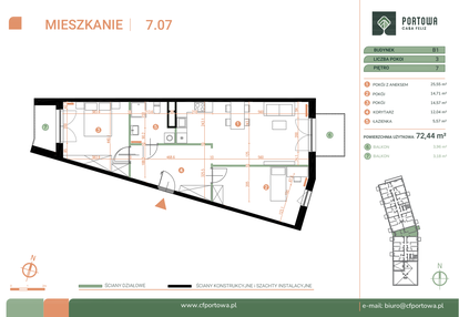 Mieszkanie w inwestycji: Casa Feliz Portowa II