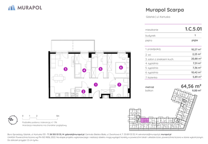 Mieszkanie w inwestycji: Murapol Scarpa