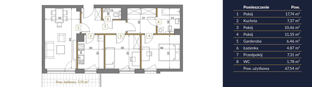 Mieszkanie w inwestycji: Warszawska 222