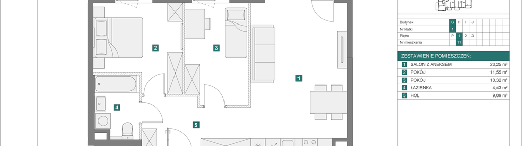 Mieszkanie w inwestycji: Apartamenty Myśliborska Park