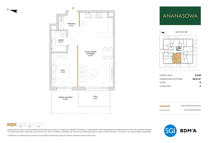 Mieszkanie w inwestycji: Ananasowa