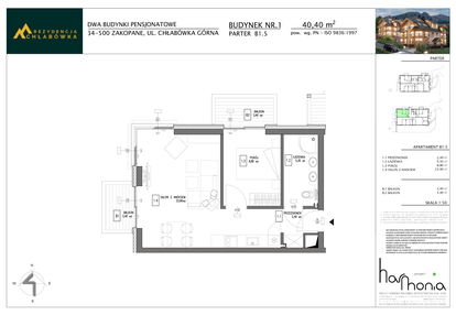 Mieszkanie w inwestycji: Rezydencja Chłabówka