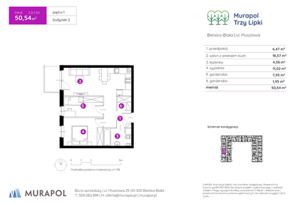 Mieszkanie w inwestycji: Murapol Trzy Lipki etap II