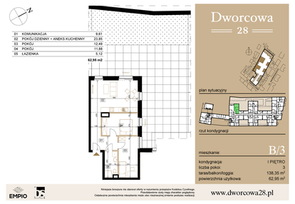 Mieszkanie w inwestycji: Dworcowa 28