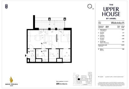 Mieszkanie w inwestycji: The Upper House by Angel