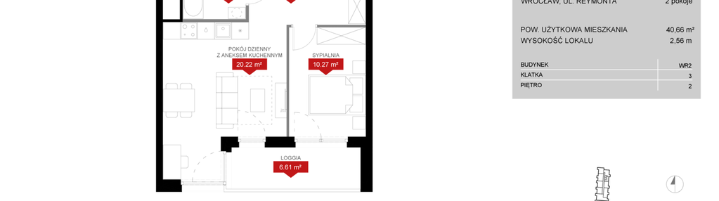 Mieszkanie w inwestycji: Przystań Reymonta