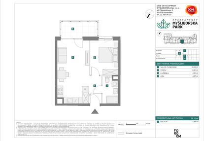 Mieszkanie w inwestycji: Apartamenty Myśliborska Park