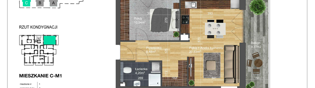 Mieszkanie w inwestycji: Bunscha Park 4.0