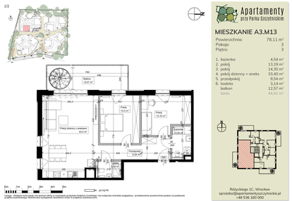 Mieszkanie w inwestycji: Apartamenty przy Parku Szczytnickim