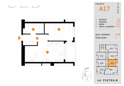 Mieszkanie w inwestycji: Apartamenty Konarskiego