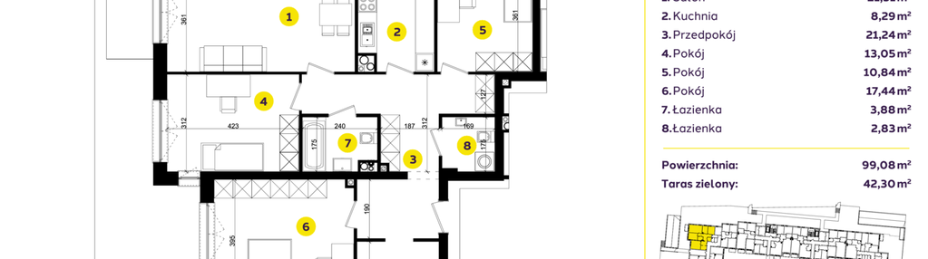 Mieszkanie w inwestycji: Osiedle Nowe Złotno etap VI