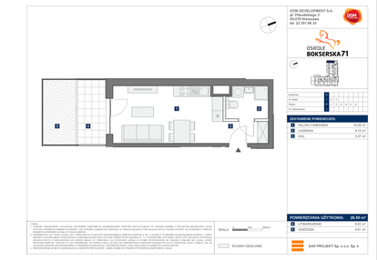 Mieszkanie w inwestycji: Osiedle Bokserska 71 Etap 2 Faza 2