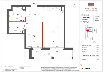 Mieszkanie w inwestycji: Stalowa Form 43.45