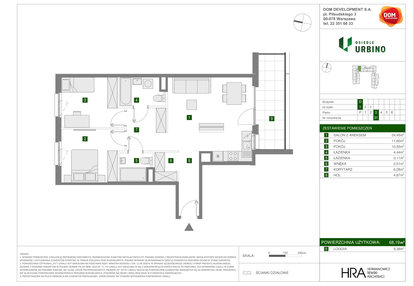 Mieszkanie w inwestycji: Osiedle Urbino etap 1.4
