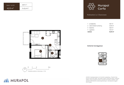 Mieszkanie w inwestycji: Murapol Corfa