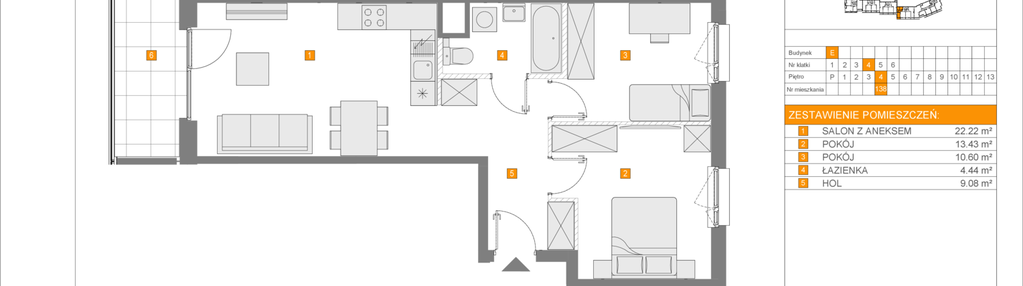 Mieszkanie w inwestycji: Apartamenty Literacka etap 2.2