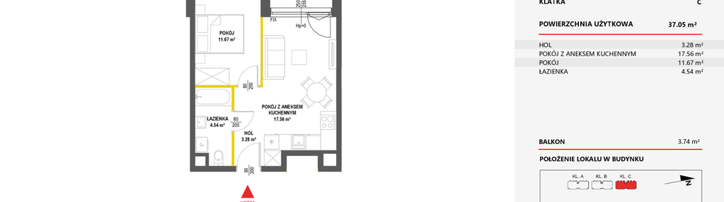 Mieszkanie w inwestycji: Miasteczko Nova Fala 2