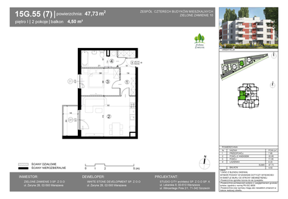 Mieszkanie w inwestycji: Zielone Zamienie X