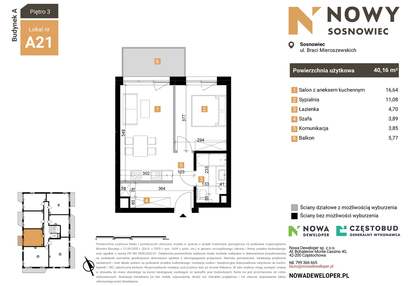 Mieszkanie w inwestycji: Nowy Sosnowiec