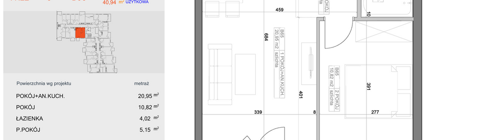 Mieszkanie w inwestycji: Industria etap I-B