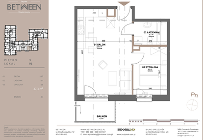 Mieszkanie w inwestycji: BETWEEN