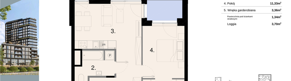 Mieszkanie w inwestycji: Sky Trust etap II - Apartamenty inwestycyjne