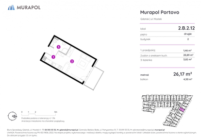 Mieszkanie w inwestycji: Murapol Portovo