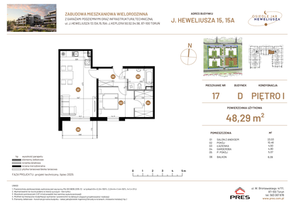 Mieszkanie w inwestycji: Osiedle JAR Heweliusza etap IV