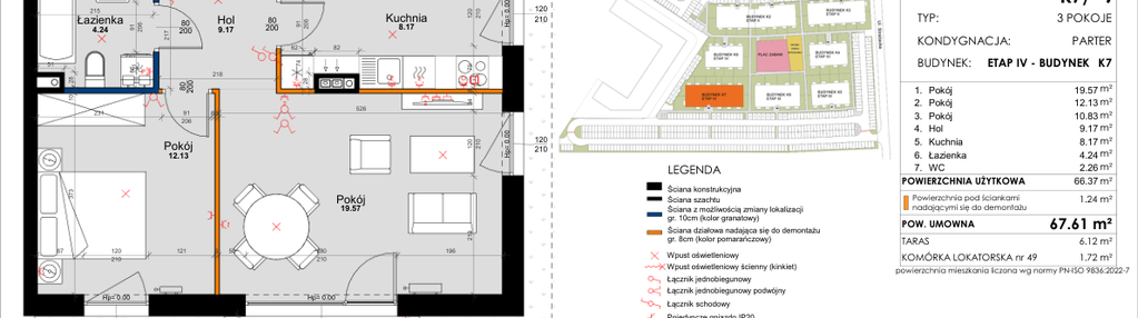 Mieszkanie w inwestycji: Kleszczewo Park - etap IV