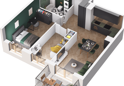 Mieszkanie w inwestycji: Mieszkaj w mieście - Ogrody Glogera