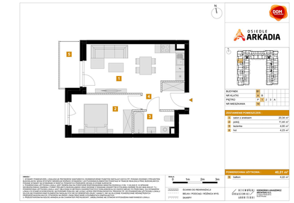 Mieszkanie w inwestycji: Osiedle Arkadia etap 2