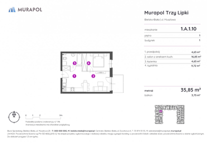 Mieszkanie w inwestycji: Murapol Trzy Lipki